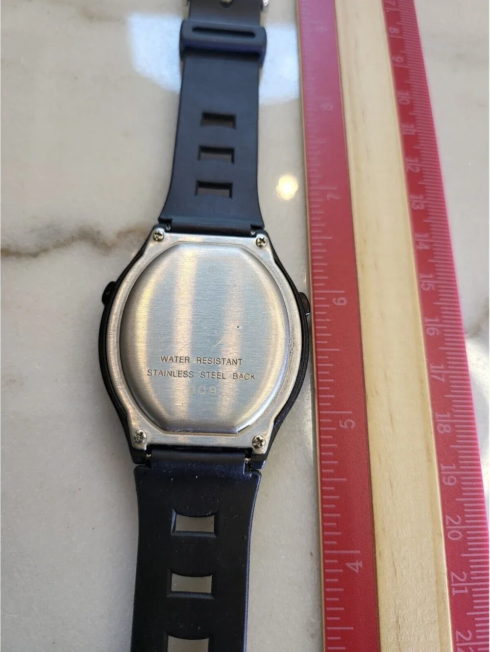 Nordic Track 911 Digital Watch Quartz Black Rubber Band WR New Bat Works Great
